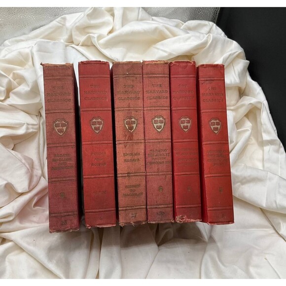 Lot of 6 The Harvard Classics Hardcover Books -Essay English & Americans/Poems - Picture 3 of 3